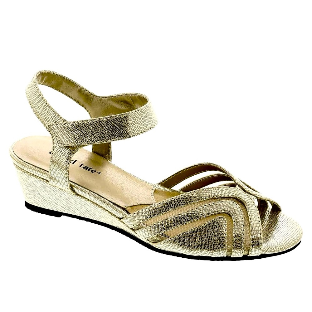 David Tate Gold Shoes 9.5